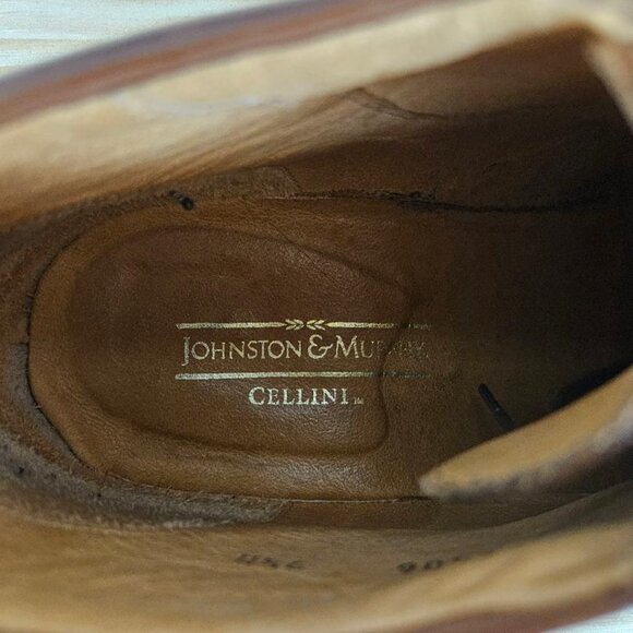 Johnston & Murphy Leather Cellini Chukka Boots Brown 9.5M - Picture 11 of 14